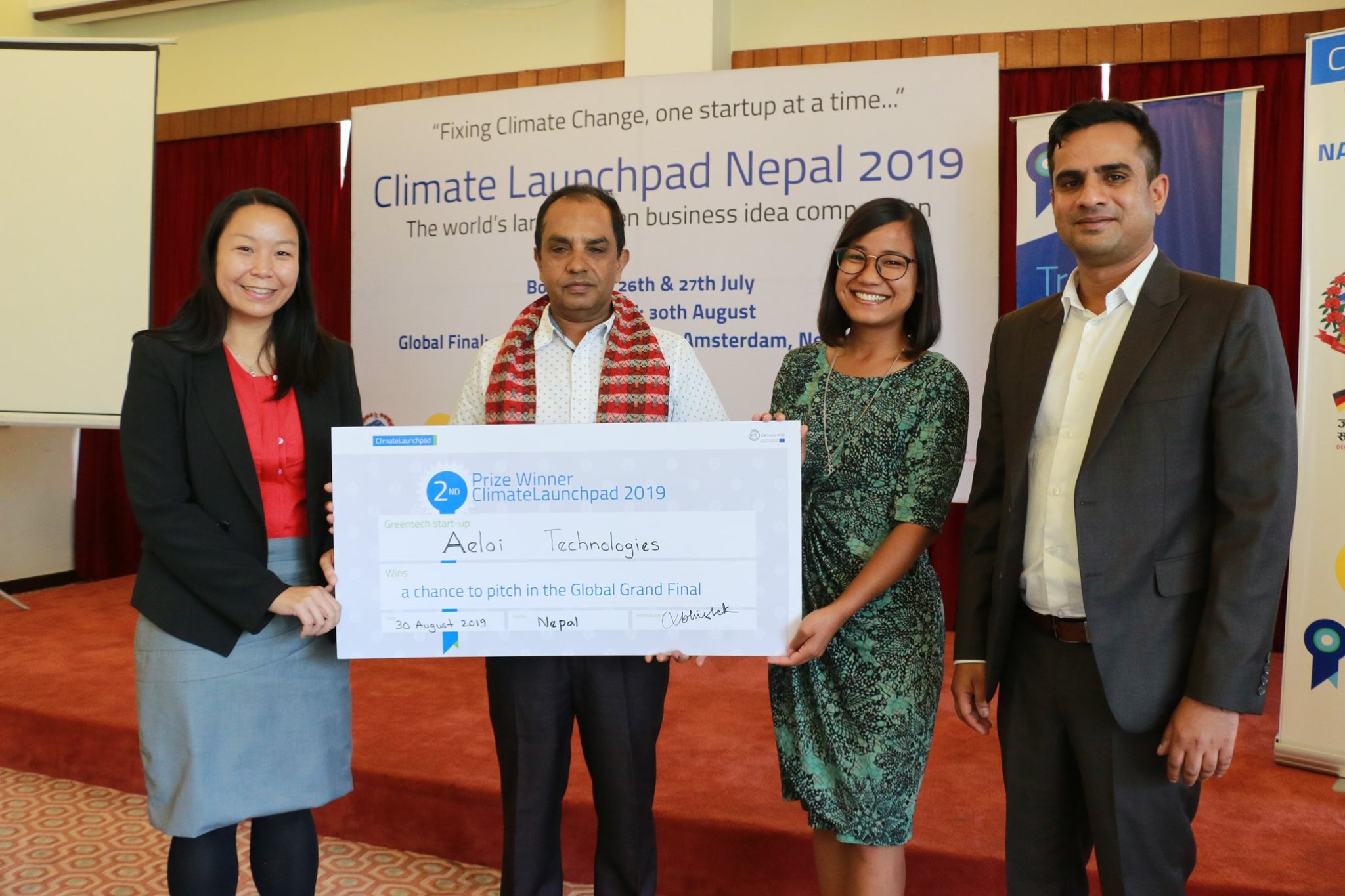 Team Aloi heading to Climate Launchpad global finals!